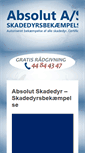 Mobile Screenshot of absolut-skadedyr.dk